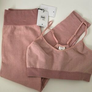 THE UPSIDE knit top and legging set